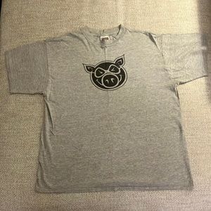 Vintage Pig Wheels Skate Tee XL